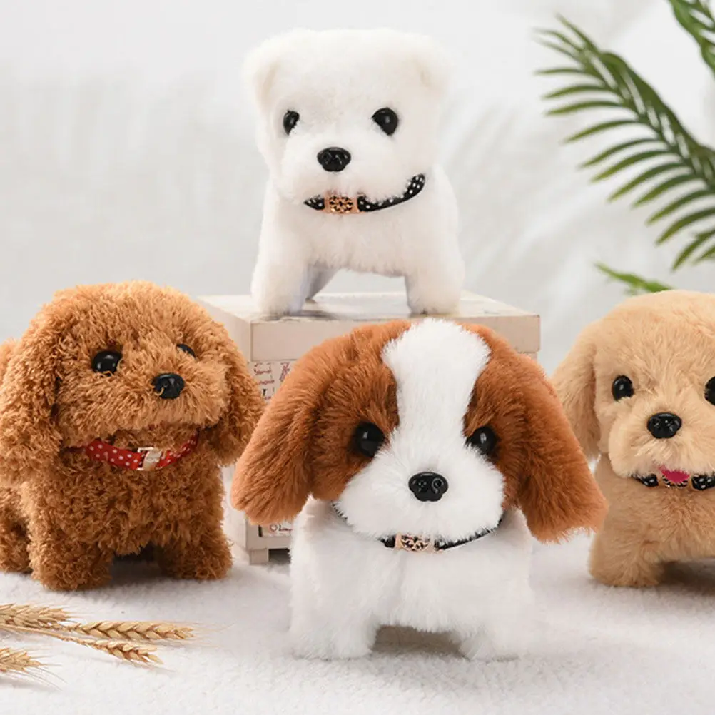 

Electronic Walking Dog for Kids Interactive Plaything Lightweight Portable Gift for Children Dog Animal Design Toys