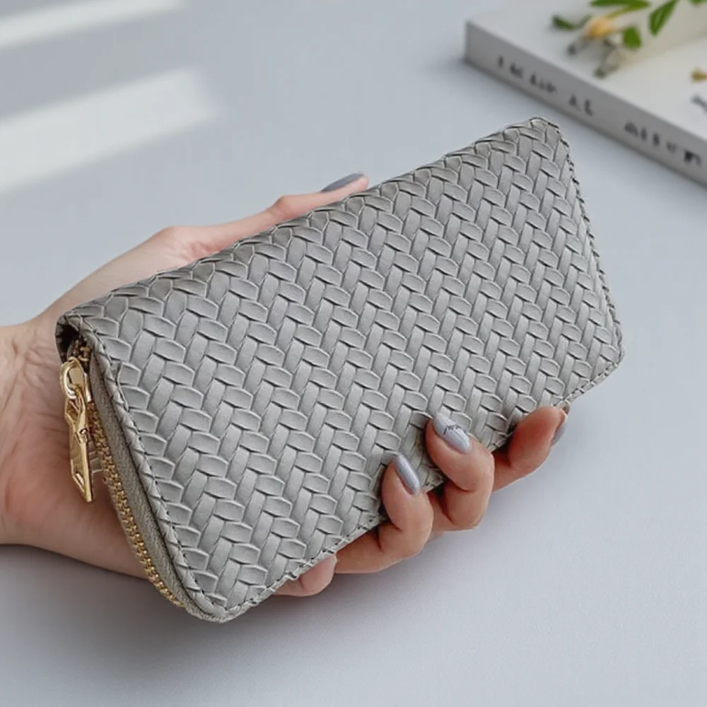 

Women Leather Wallet Wrist Strap Phone Case Long Purse Card Holder Handbag Pouch Money Pocket