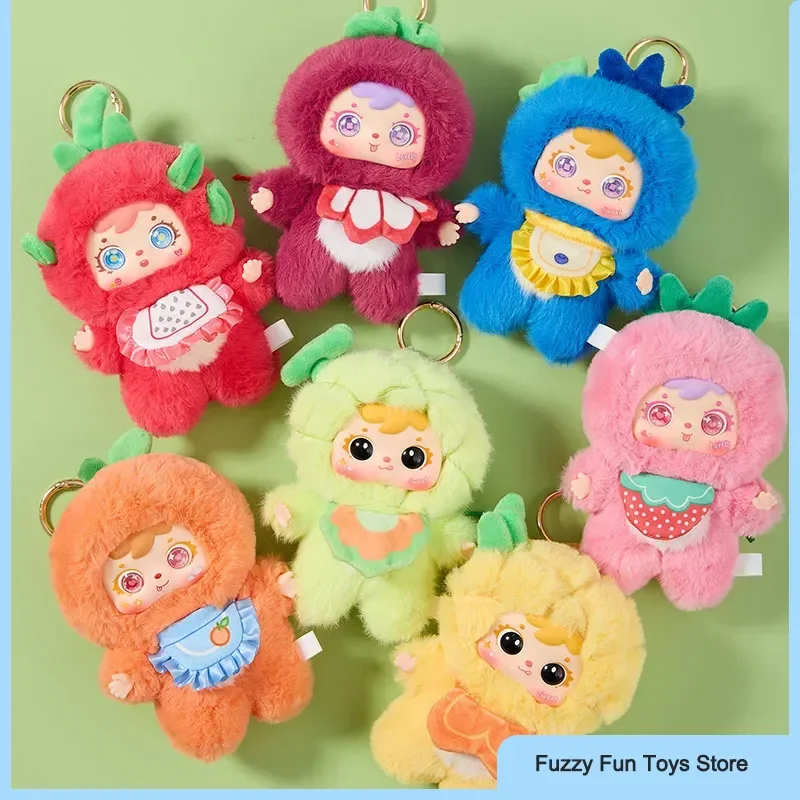 صموئيل عبق الفاكهة الجنة سلسلة صندوق أعمى الفاكهة عبق أفخم دمية مكتب سطح المكتب الديكور صندوق غامض هدية مفاجأة