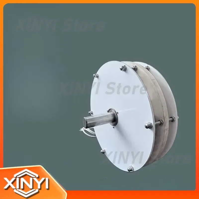 for 1500W Coreless Disc Generator 0.07N.m Ultra-Low Torque 50-850RPM Wind Energy Free Energy 1-200V 1-15A Output