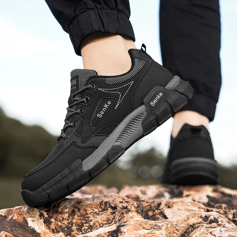 

Hiking Retro Quality Comfortable Male Casual Shoes Board Shoes Breathable Men's Casual Sneakers On-Slip LaceUp Men Shoes
