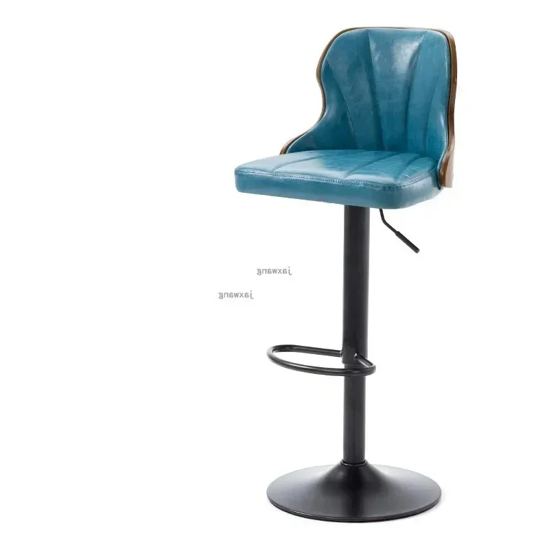 

Легкие роскошные барные стулья для баров, регулируемая высота спинки, высокие табуреты, железные удобные бытовые стулья для кухонного табурета