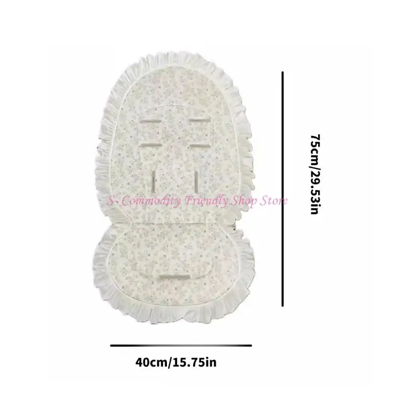 85AE Breathable Infant Cooling Liner Pram Cart Pad for Strollers and Car