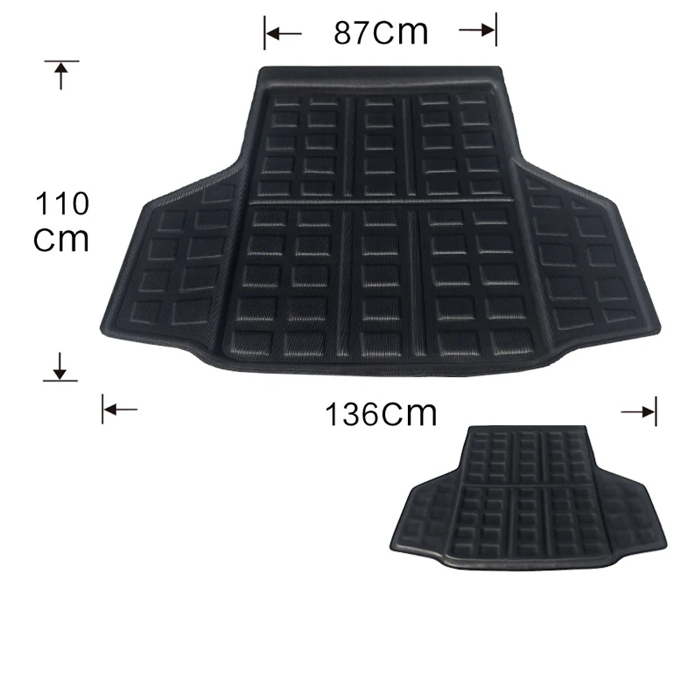 Rear Trunk Mat for Honda Accord 10th CV LX EX-L Sport Hybrid 2018~2022 Tray Liner Floor Pad Space Boot Carg Cover Accessories