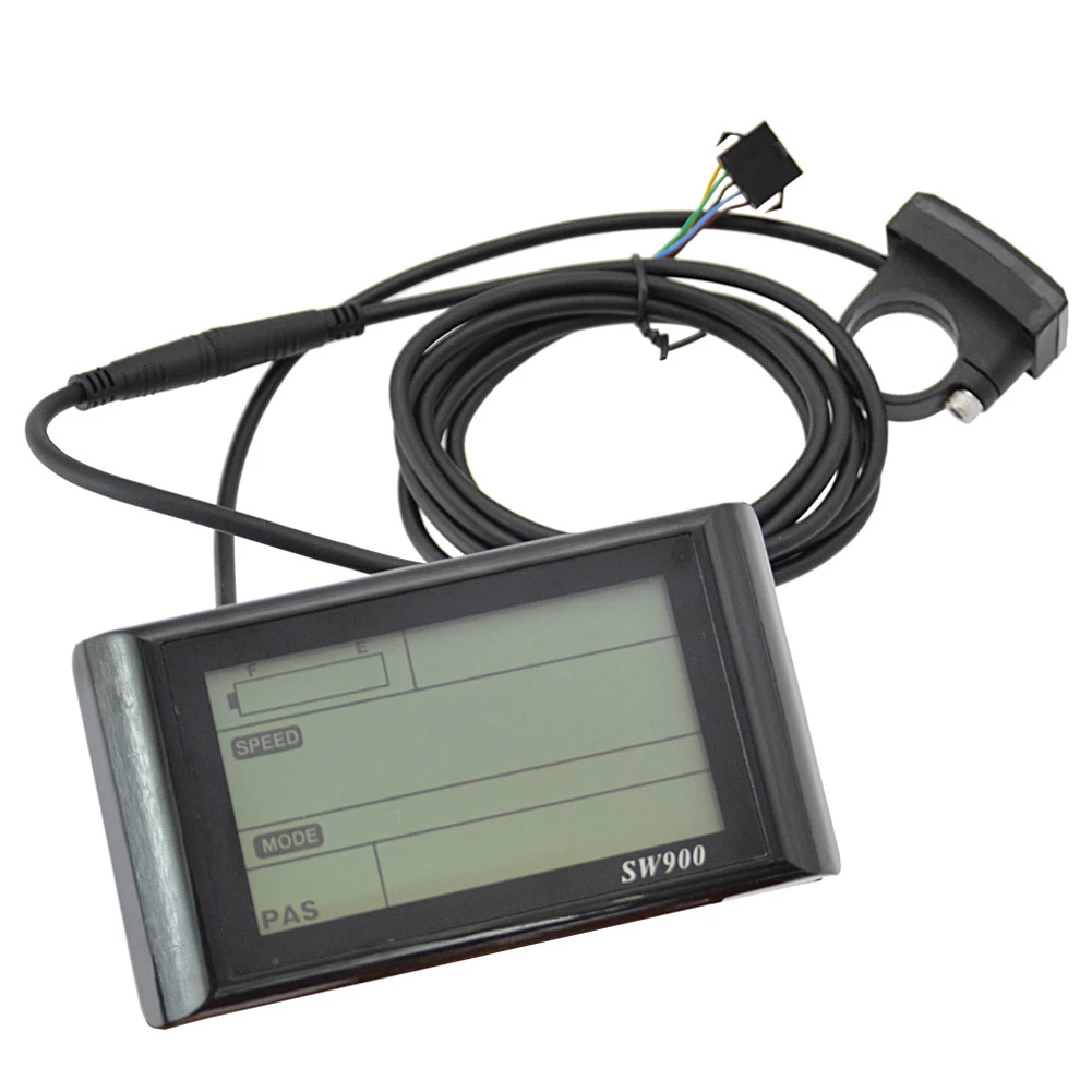 AliExpress MUQZI SW900 LCD Display Meter Control Panel 24-60V E-Bike Electric Bicycle Scooter 5/6Pin LCD Display Meter Bicycle Accessories