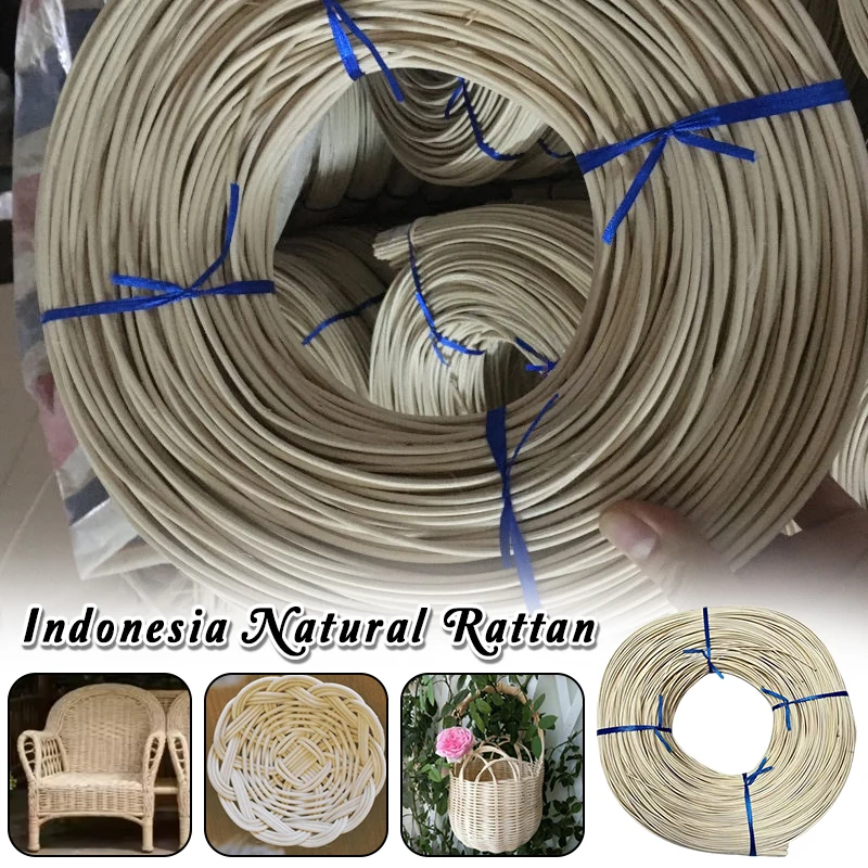 

﻿ 250 г, 2/3/4 мм, круглые натуральные ротанговые палочки, индонезийский ротанговый материал для плетения, для ремонта и декора домашней мебели своими руками