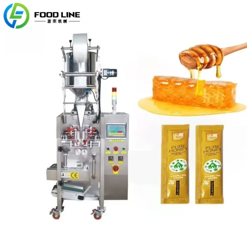 آلة تعبئة الأكياس عالية السرعة المخصصة سدادة الصف الصناعي مع وظيفة ترميز التاريخ وإعدادات جزء قابل للتعديل