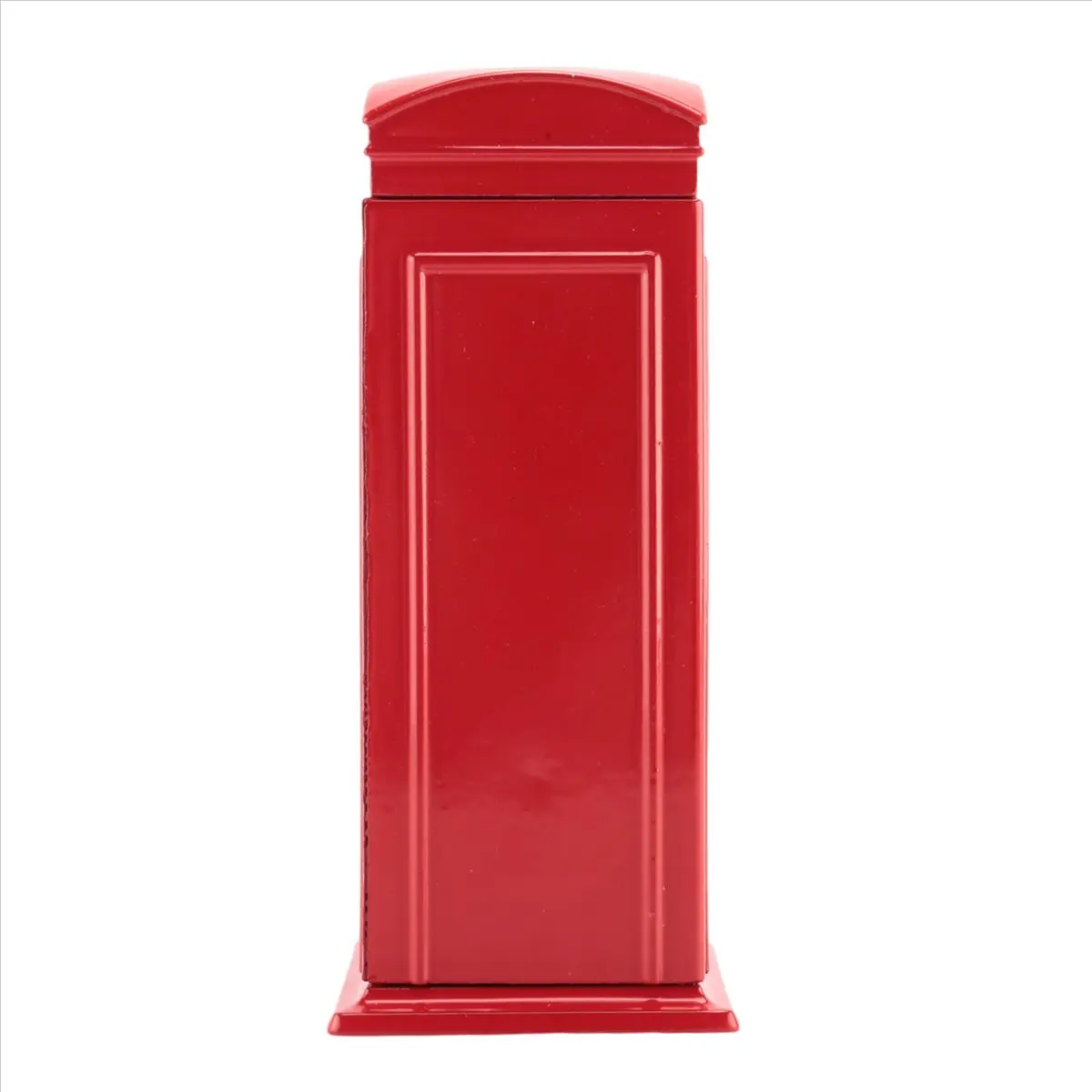 L! DT68^Metal Red British English London Telephone Booth Bank Coin Bank Saving Pot Piggy Bank Red Phone Booth Box 140X60X60Mm