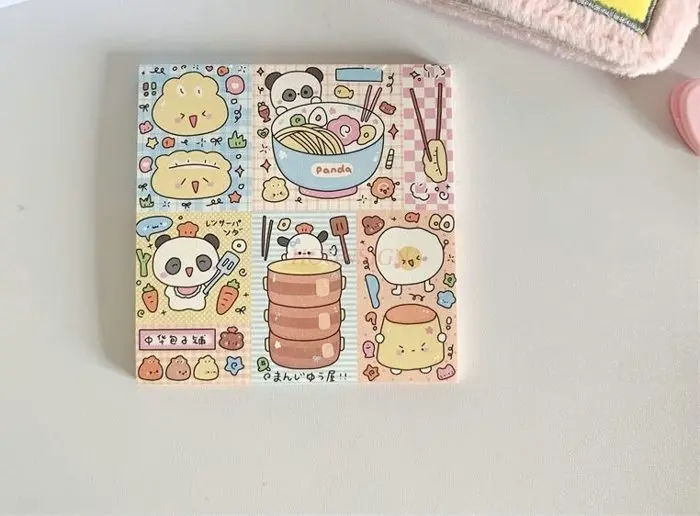 1 libro Simpatico quaderno a forma di cartone animato con alto valore estetico, quaderno per studenti con note strappabili, blocco note e quaderno