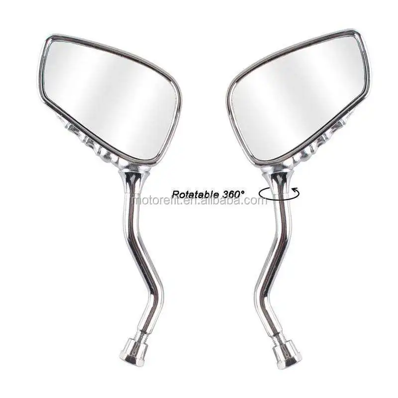 العالمي 7/8 "بار نهاية المرايا الخلفية موتو دراجة نارية دراجة نارية الدراجات البخارية مرآة الرؤية الخلفية مرايا الرؤية الجانبية مقهى المتسابق #2