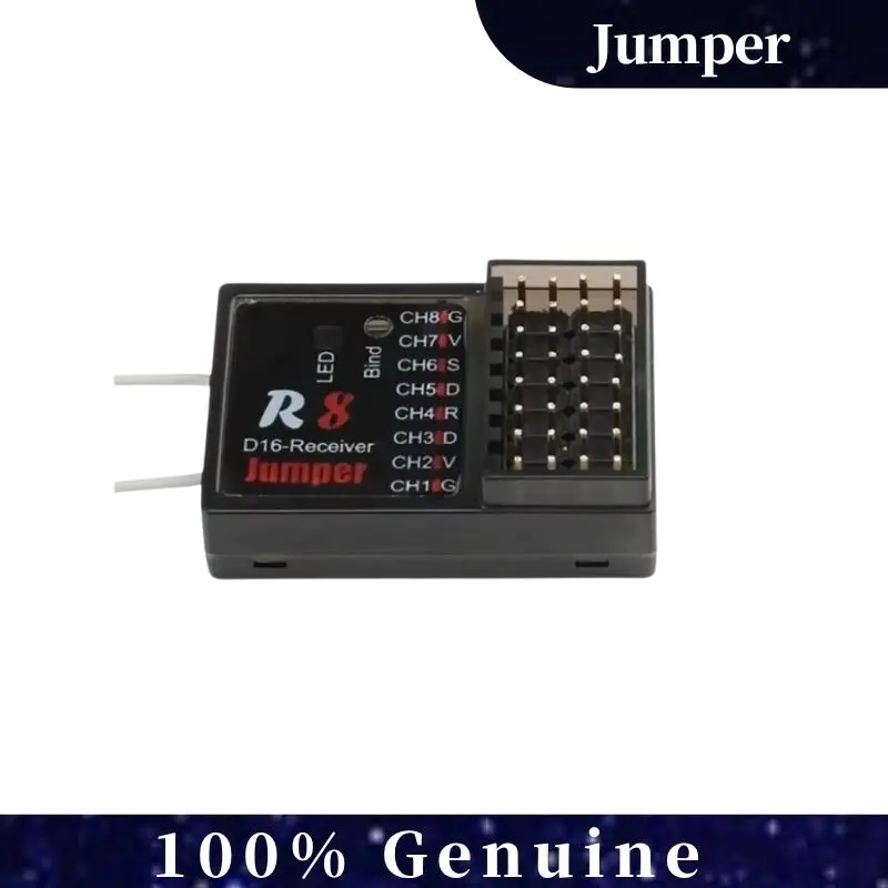 

Jumper R8 Приемник 16-канальный Sbus Совместимый Frsky D16 D8 Jumper T16 T12 Mode Radio OpenTX для PIX PX4 Управление полетом RC Drone