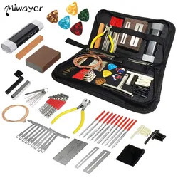 Miwayer 45/72PCS Guitar Tool Kit  for Set Up, Guitar Repairing Maintenance Tool Kit with Guitar Strings/Bridge/Pins Accessories