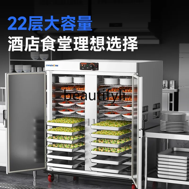 A61 مأدبة معزول عربة الغذاء التجارية باب واحد/مزدوج عربة الغذاء فندق مقصف المحمول معزول خزانة المبردة