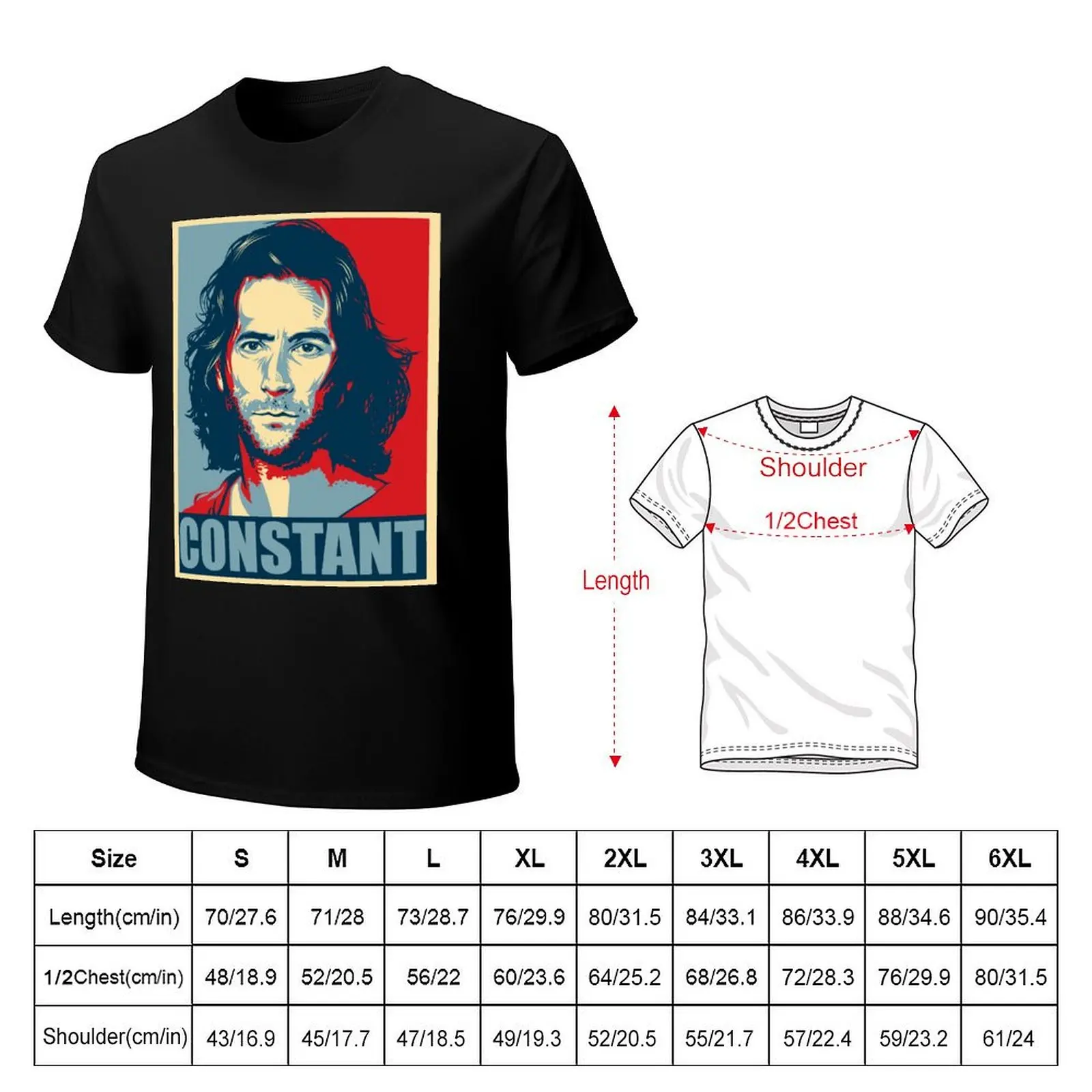 Desmond Hume from Lost - Shepard Fairy Poster Style T-Shirt Outdoor Sports Lightweight Tee