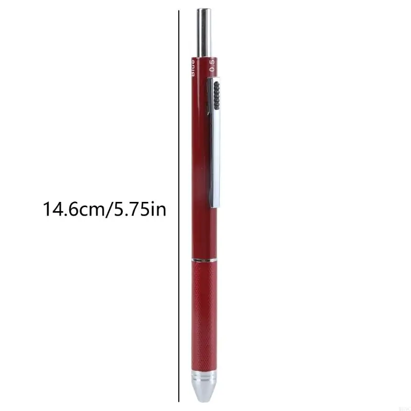 W89C Pen bolígrafo multicolor retráctil Pen bolsillo bolsillo bolsillo 1.0 mm, para escribir, bolígrafo 4 1