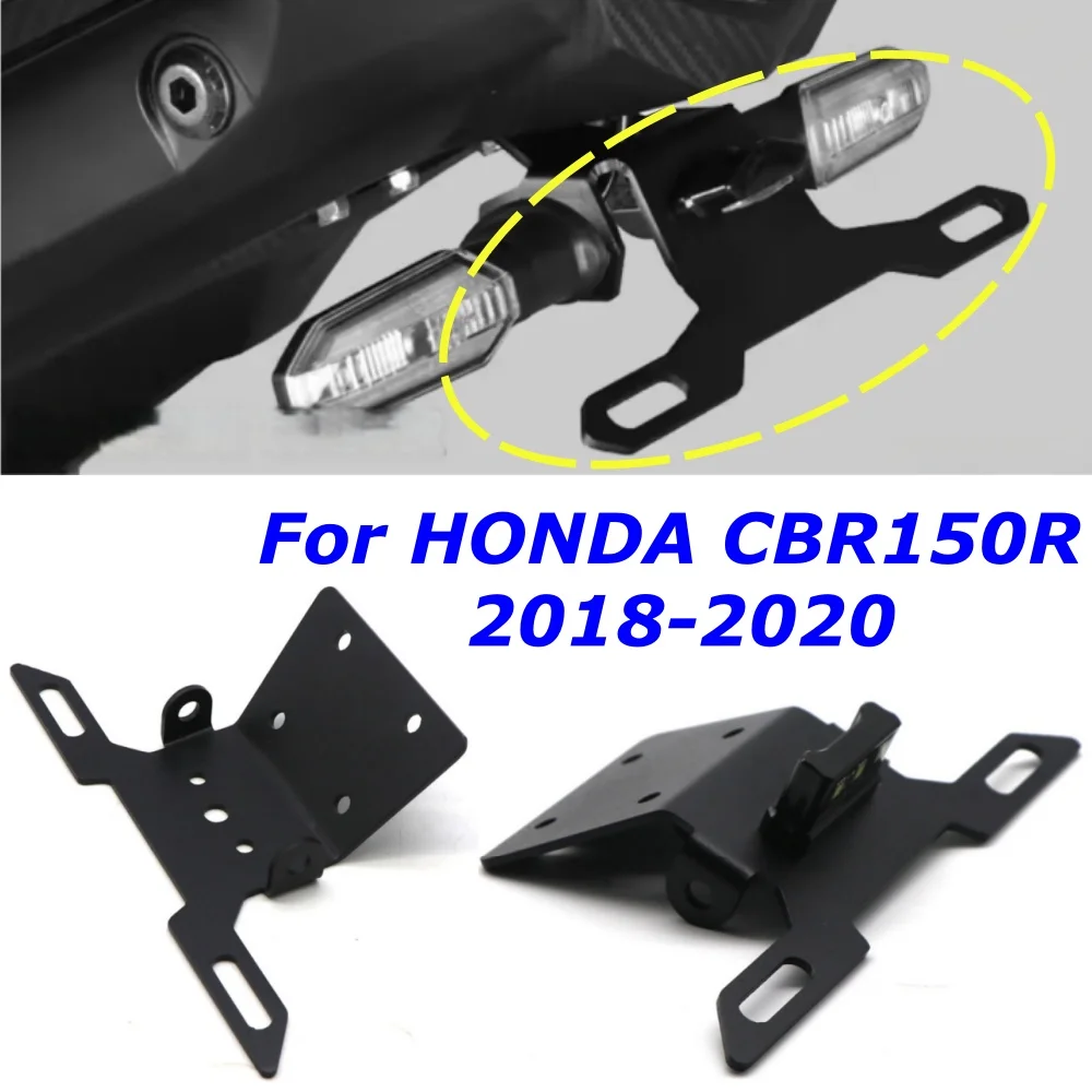 

Motorcycle Accessories With LED Light License Plate Holder Tail Tidy For Honda CBR150R CBR150 R CBR 150R CBR150 R 2018- 2020