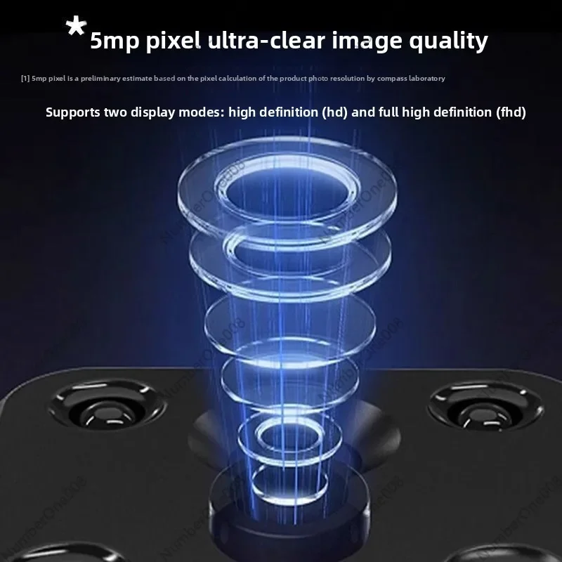 New Smart Surveillance Camera - Indoor/outdoor Hd Wireless Peephole Camera - No Wiring Required - for Home Use