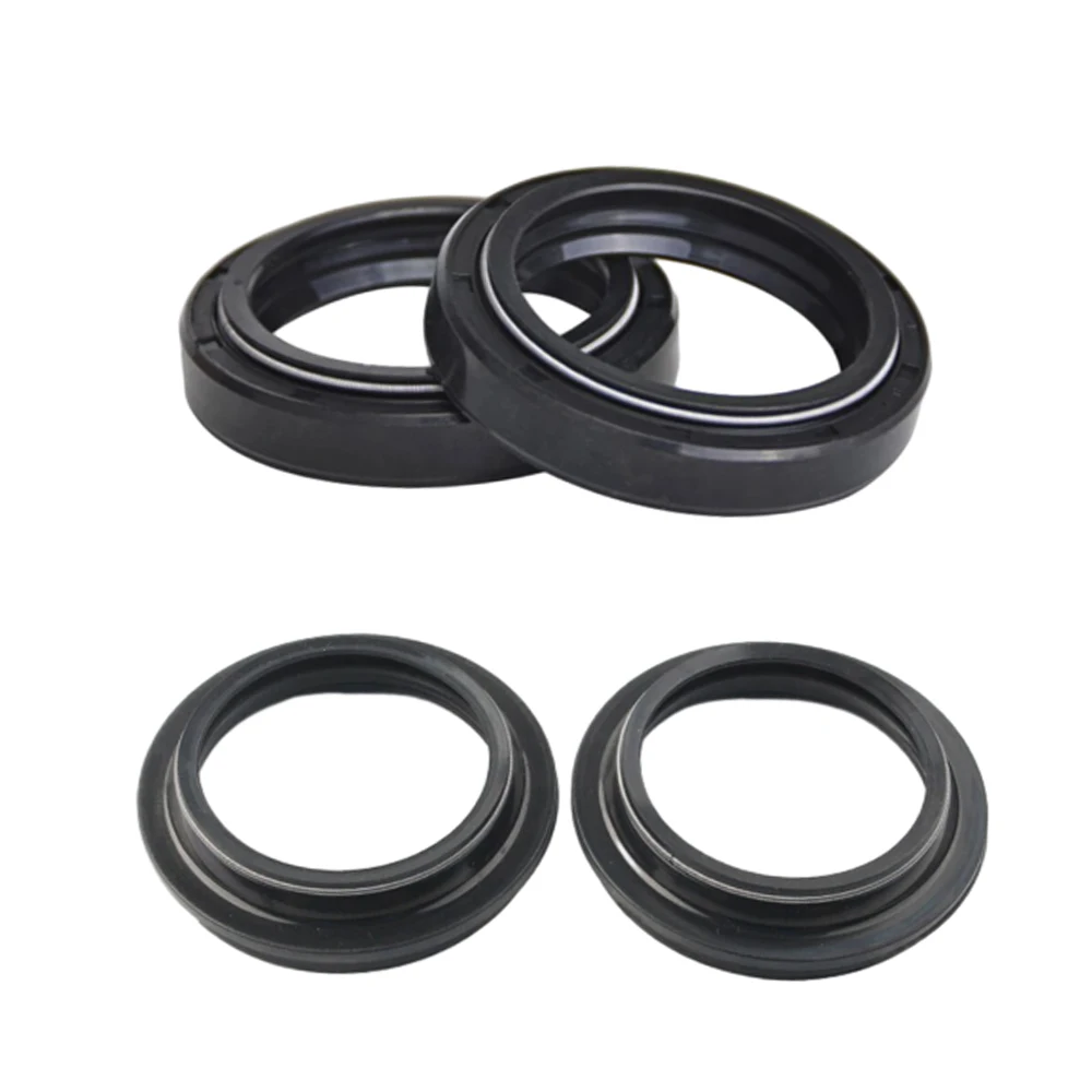 

4 Pcs 33x45x8/10.5MM Rubber Black Motorcycle Fork Oil Seal Kit For YAMAHA XV125 Virago 1997-1999 High Quality