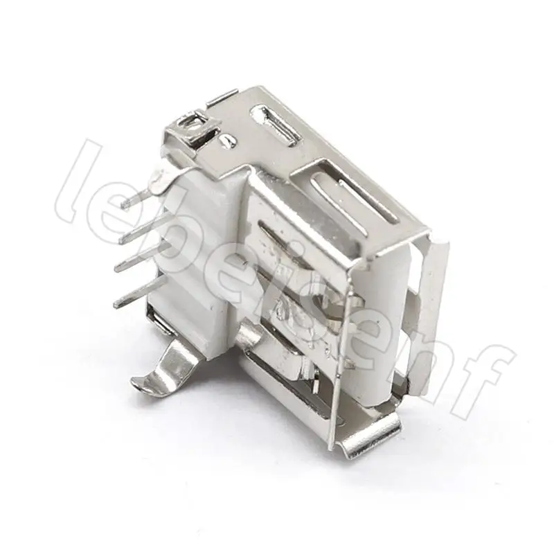 10Pcs USB Type A Standard Port Female Solder Jacks Connector PCB Socket USB-A type