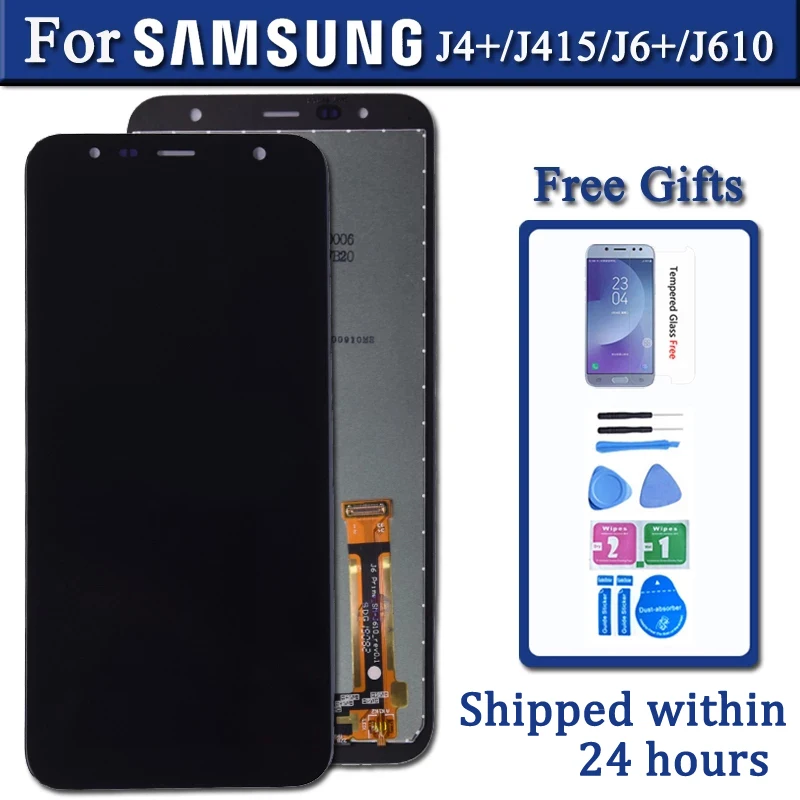 For Samsung Galaxy J4 Plus J4+ J415 J415F J415FN LCD Display Touch Screen Assembly For Samsung J6 Plus J610 Lcd Screen