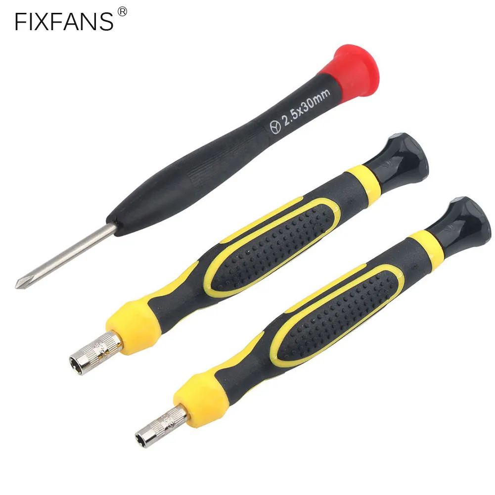 3.8mm 4.5mm Security Bit and 2.5mm Y Tip Triwing Screwdriver Set for Nintendo Wii NDS DS Lite GBA NES SNES N64 Repair Tool Kit