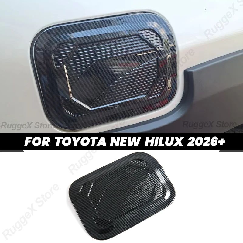 

For Toyota HiLux 2026+ Fuel Tanks Caps Cover ABS Material Fuel Tank Cap Decorative Protector Exterior Upgrade Car Accessories