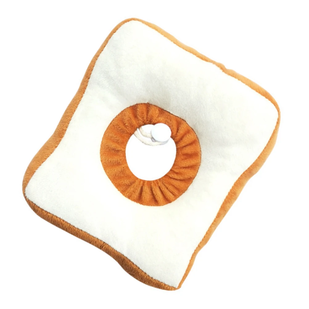 

1pc Pet Cat Collar Soft Anti Licking Chew Scratch Wound Healing Comfortable Bread Shape Decorative Pet Supply Kitten Recovery