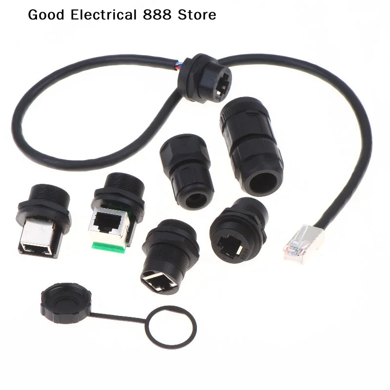 【G】Waterproof RJ45 Connector Kit With IP67 Protection And Stable Signal Perfect For Outdoor Industrial Ethernet Cabling