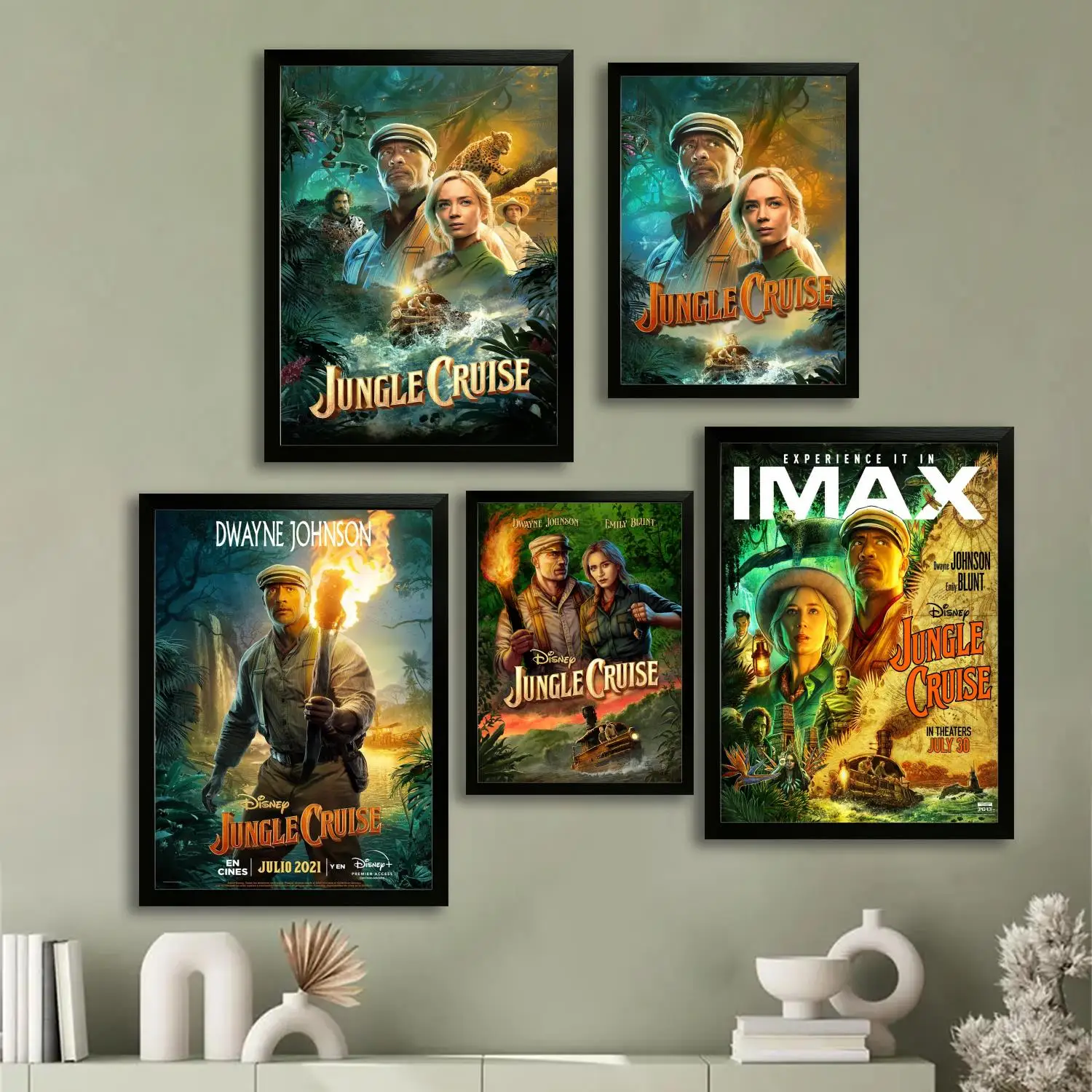 

Jungle Cruise Canvas Art Poster, Wall Art Picture Print, Modern Family Bedroom Decor Posters,Decorative painting