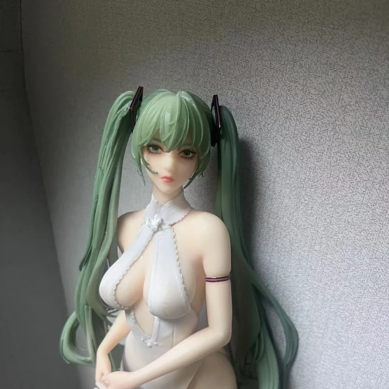 

Eden Hatsune Miku Green Hair Princess Chuyin Meishao Handmade Model Gk Large Color Box Handmade Statue Decoration Is Exquisite