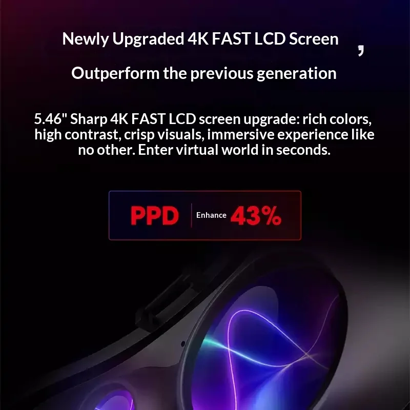 DPVR E3-S PCVR Headset VR Glasses Game equipment 3D panoramic private cinema Virtual reality intelligent head-mounted