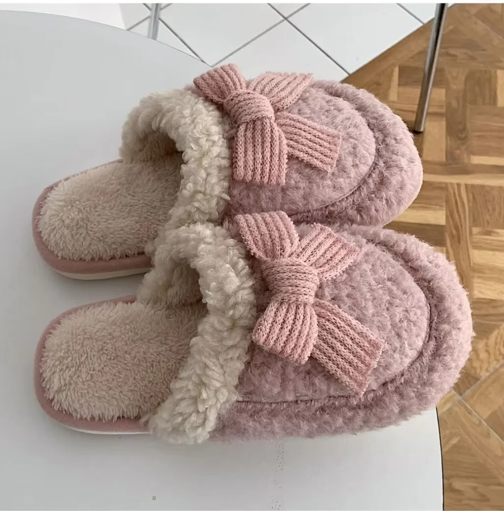 

2024 winter women slipper shoes high quality fahison warm shoes