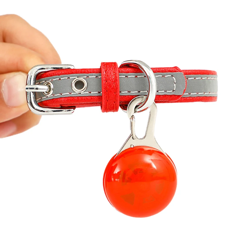 الحيوانات الأليفة يؤدي توهج الملحقات مشرق قلادة مضيئة طوق ليلة السلامة الديكور LED طوق بكلاب مضيئة متوهجة قلادة #5