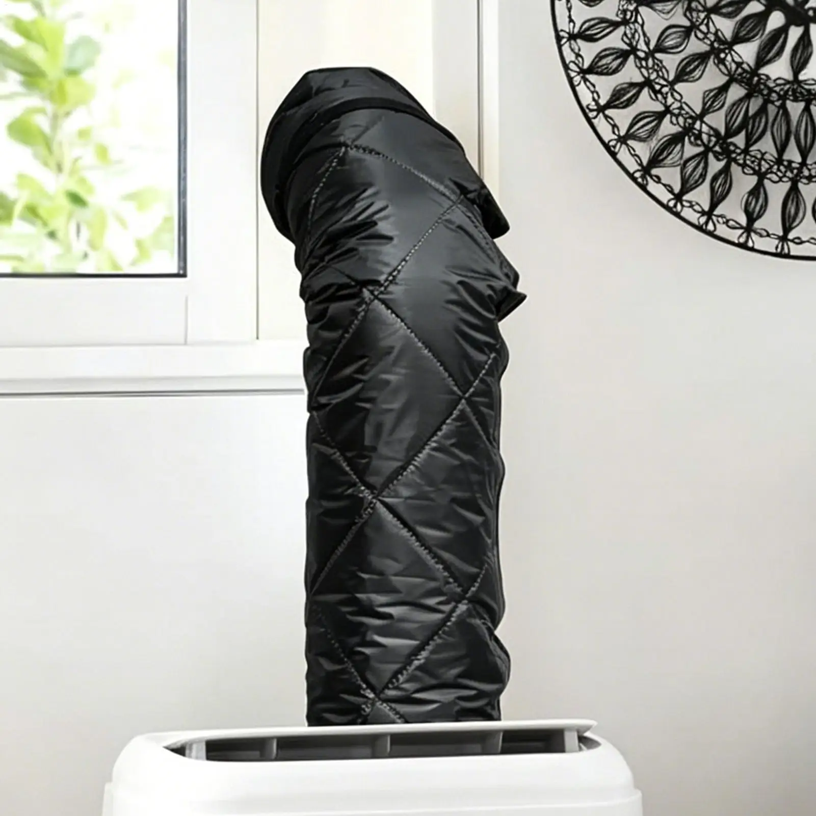 Portable AC Hose Insulation Adjustable Heat Insulated Pipe Wrap Portable AC Insulation Kit for 5 & 5.9-inch Diameter Window