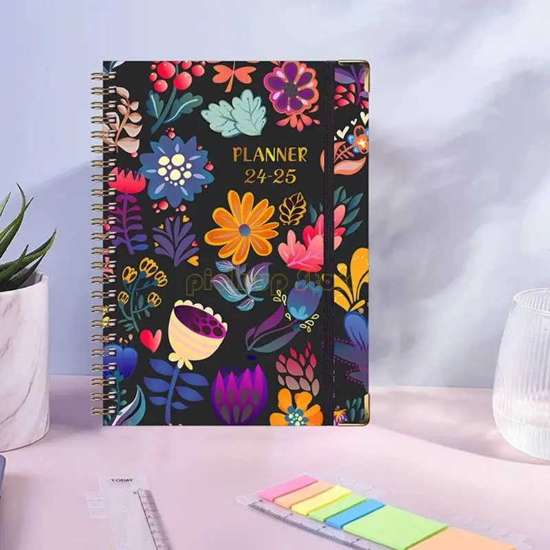 Q5WA 2024-2025 Еженедельный еженедельный планировщик в твердом переплете Академический планировщик с датированной страницей