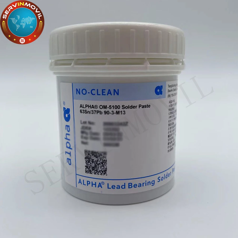 Alpha OM5100 0.5KG Solder Tin Paste Sn63/Pb37 Welding Flux Soldering Cream Repair PCB BGA CPU LED Rework Tools Soldering Flux