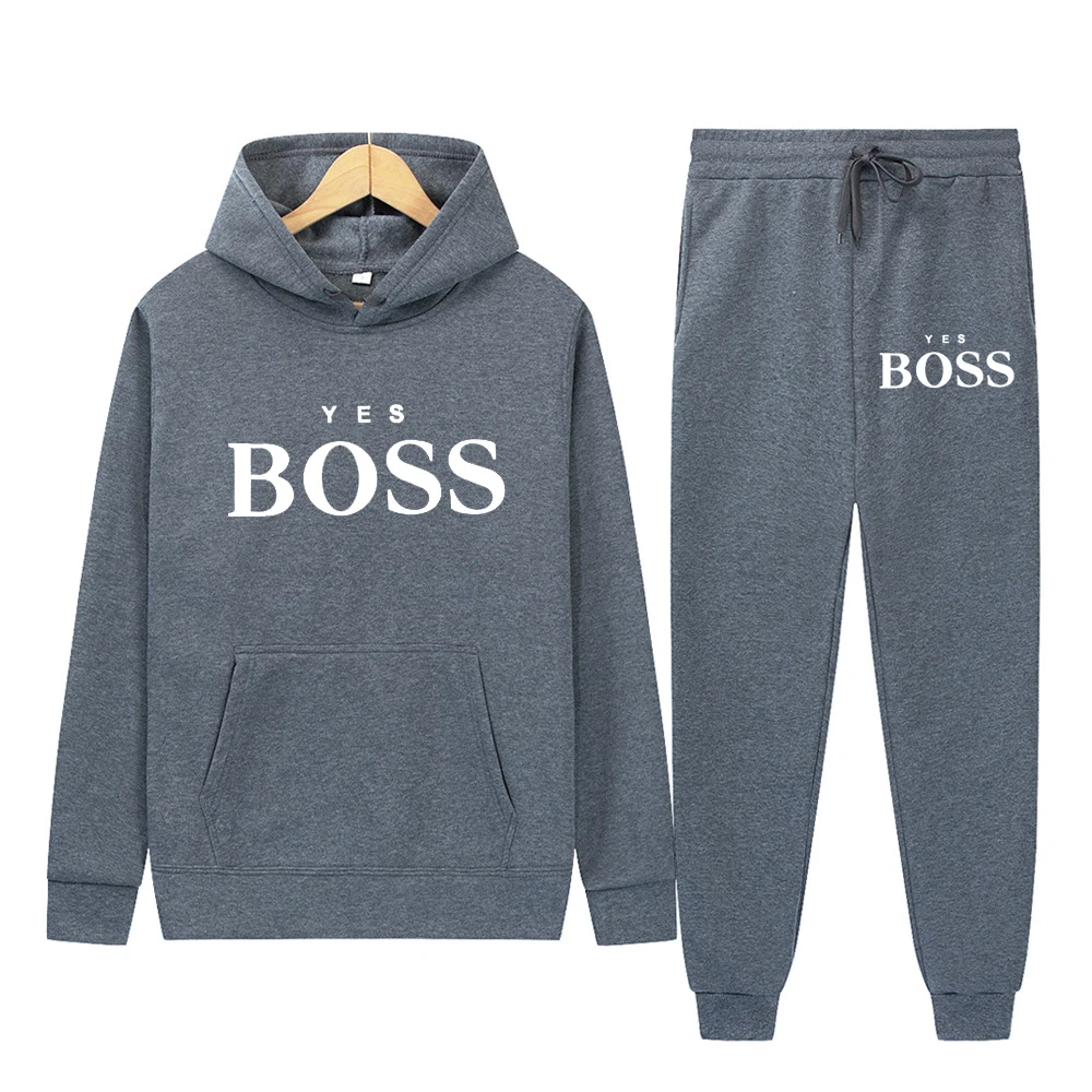 Men Brand New Sets Fashion Autumn Spring Sporting Suit Sweatshirt Sweatpants Mens Clothing 2 Pieces Sets Slim Tracksuit