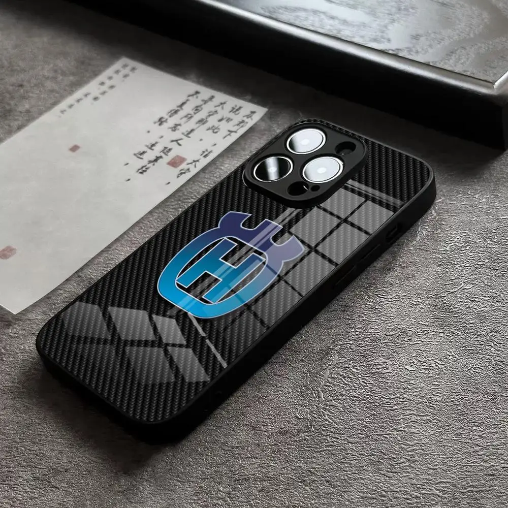 H-Husqvarnaes Logo Phone Case For IPhone 15 Pro Max 18 14 Plus 17 Pro Max 12 11 13 X XR XS 16 Plus Air SE Glass Cover - view 6