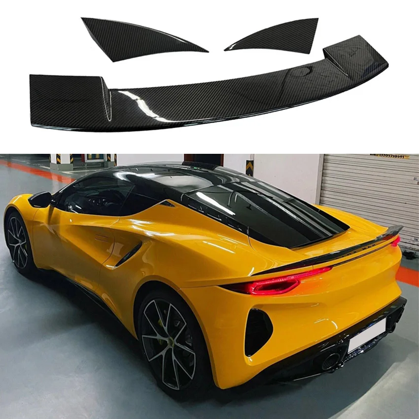 

For Lotus Emira Rear Case Cover Spoiler Line Case Cover Rear Wing Carbon Fiber Material Car Parts