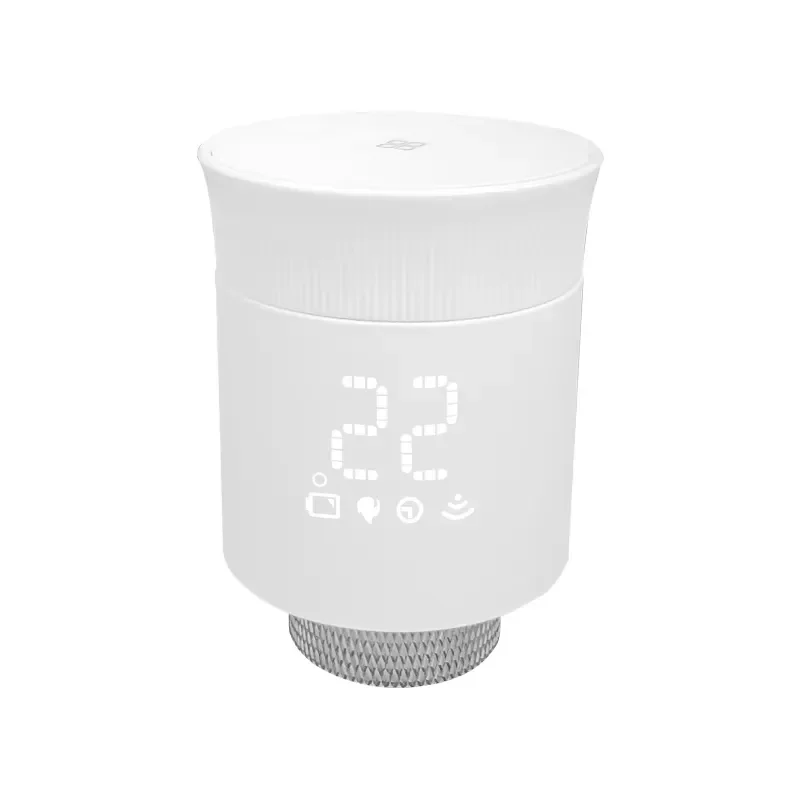 2023 Smart TRV Radiator WiFi Thermostat Valve Energy Saving Zigbee Flexible New Design Graphic Project Solution
