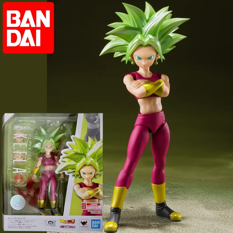 

Bandai Original Shfiguarts Dragon Ball Kefla Action Figure Super Saiyan Model Collectible Figurines Toys Anime Doll Statue Pvc