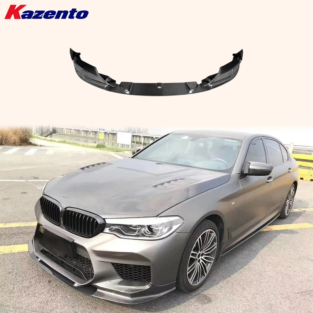 

For BMW M5 F90 4 Door 2017-2019 Only Carbon Fiber 3D Style Front Bumper Lip