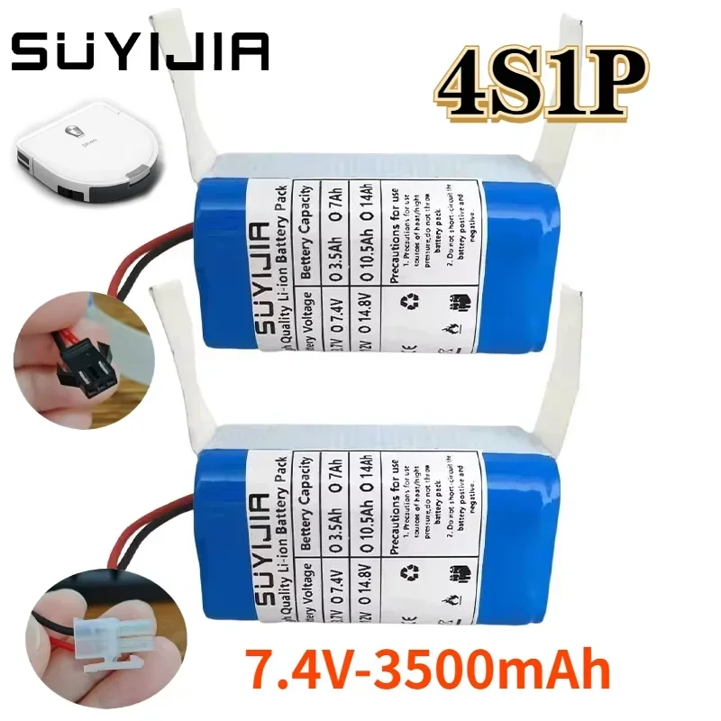 

New 14.8V 3500mAh Li-ion Battery for Xiaomi G1 MI Robot Vacuum-Mop Essential MJSTG1 Robot Vacuum Cleaner 18650 Battery Pack