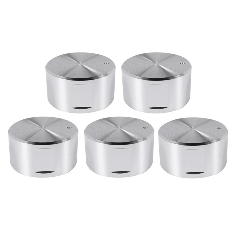 5 Pcs Metal Gas Stove Knobs 6Mm Cooker Control Range Oven Knob Burner Knob Gas Hob Switch Replacement Accessories