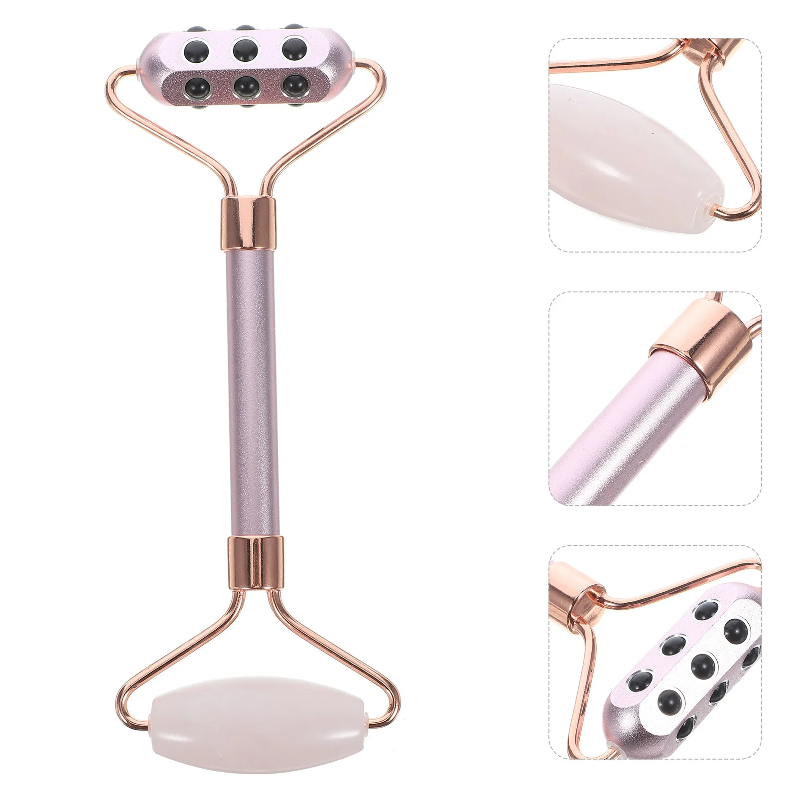 

Facial Roller Massager Beauty Stick Negative Ions Jade Massage Face Body Uplifting Aluminum Alloy Wear Resistant