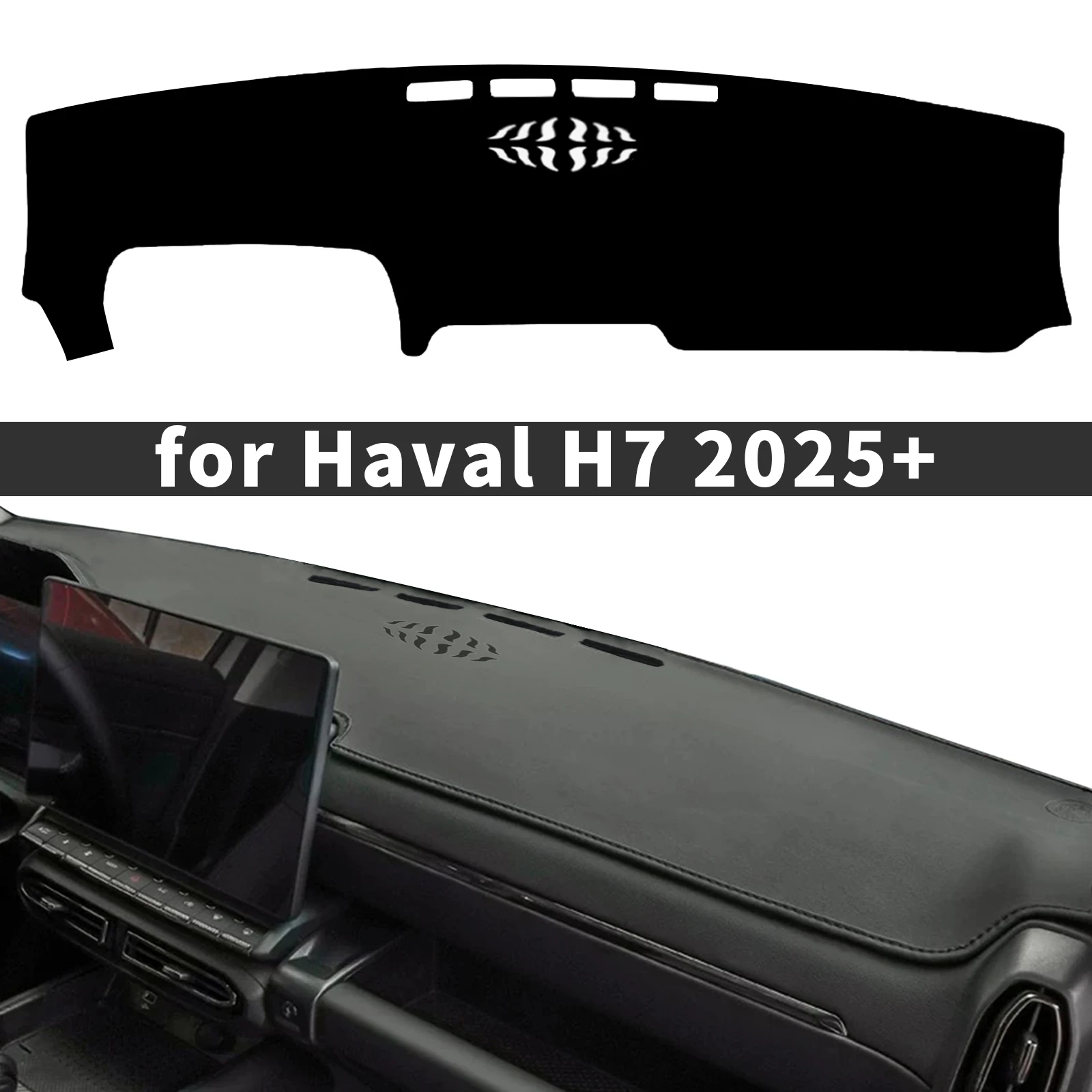

fit for Haval H7 2025 2026 LHD Dashmat DashMat Sunshade Dashboard Cover Pad Protective Carpet Car Accessories Leather