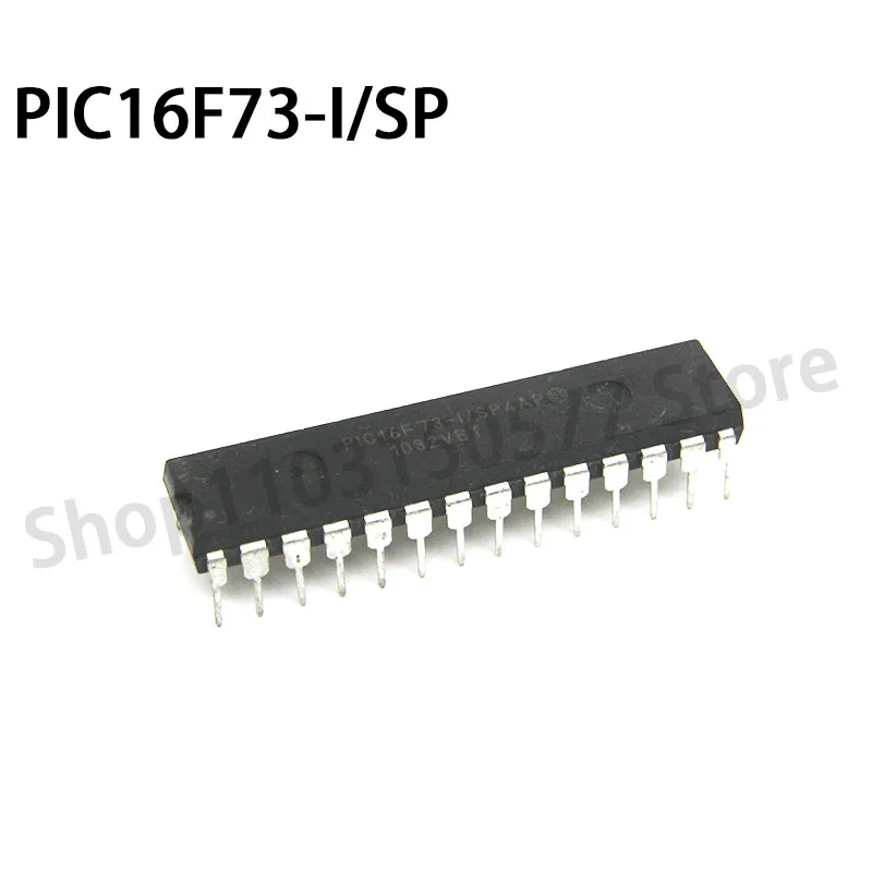 1piece PIC16F73 PIC16F73-I/SP DIP-28 Microchip Control