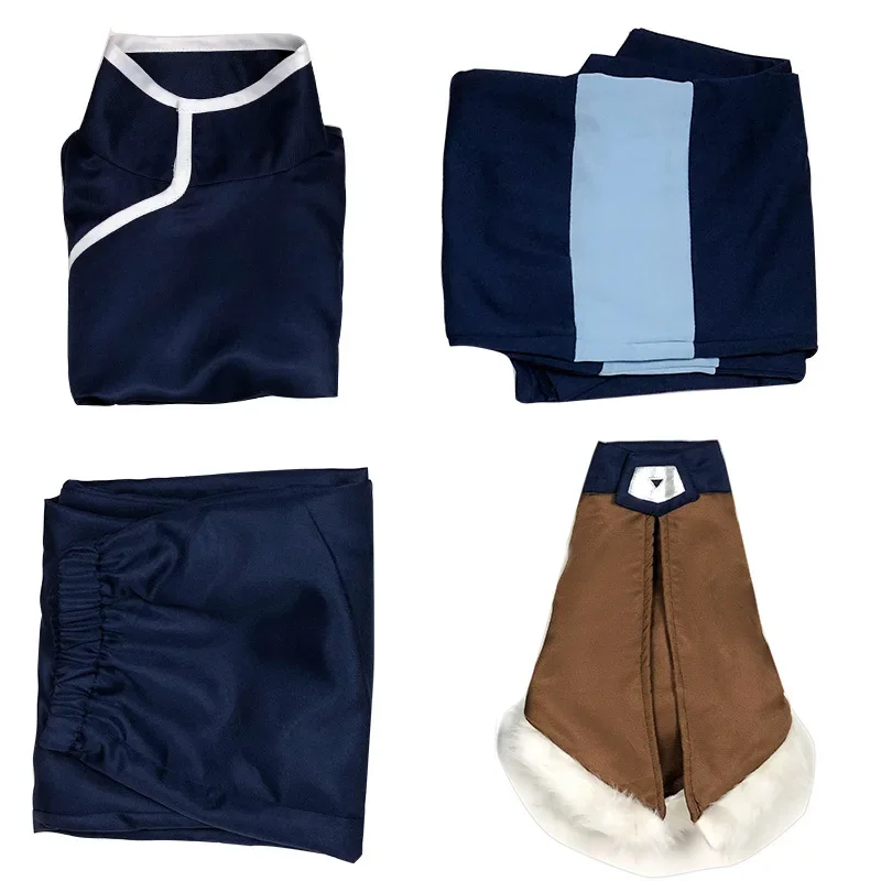 Hot Anime Avatar The Legend of Korra Cosplay Costume Season 4 Avatar The Last Airbender Korra Katara Halloween Cosplay Costume
