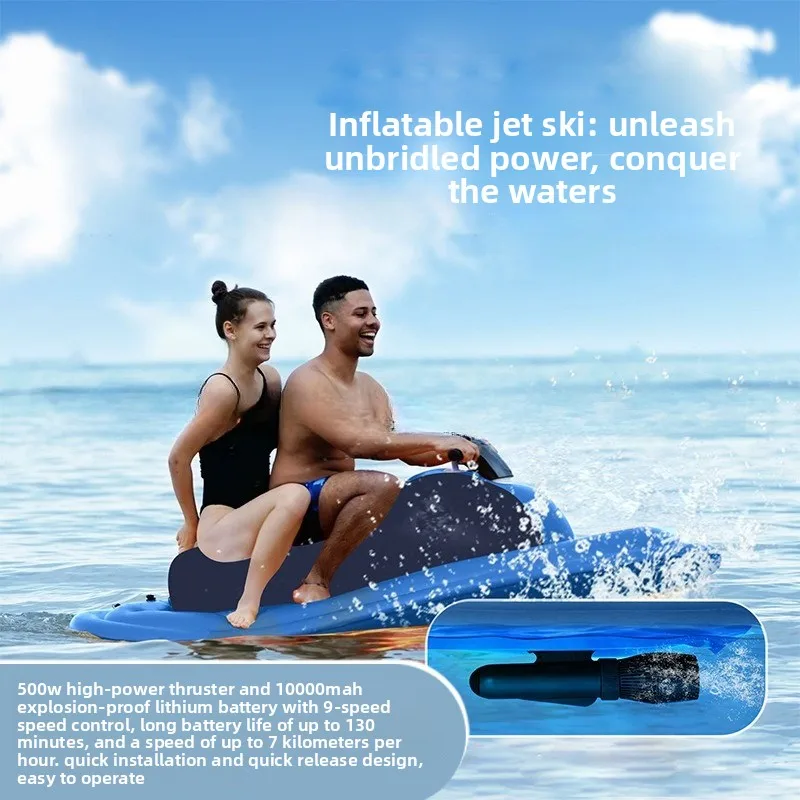 Water Electric Inflatable Motorboat Swimming Pool Floating Ocean Outdoor Sports Motorboat Inflatable Boat