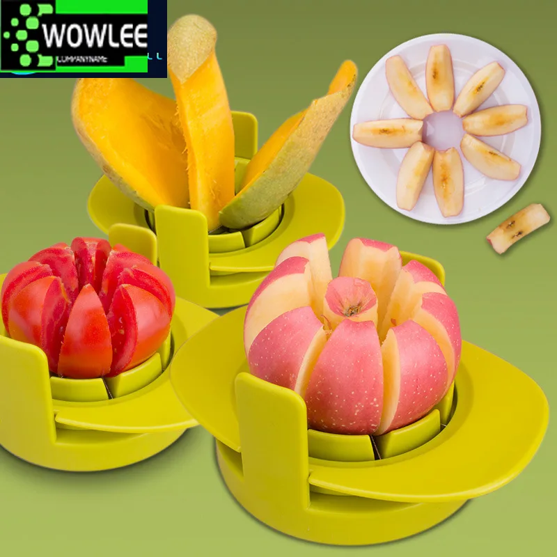 Imagem -02 - Apple Slicer Corer Intercambiáveis em Manga e Pêssego Tomate Express Gadget de Cozinha Multifuncional